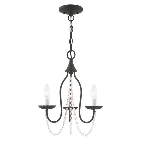 LIVEX LIGHTING Alessia 3 Light Mini Chandelier 40793-04